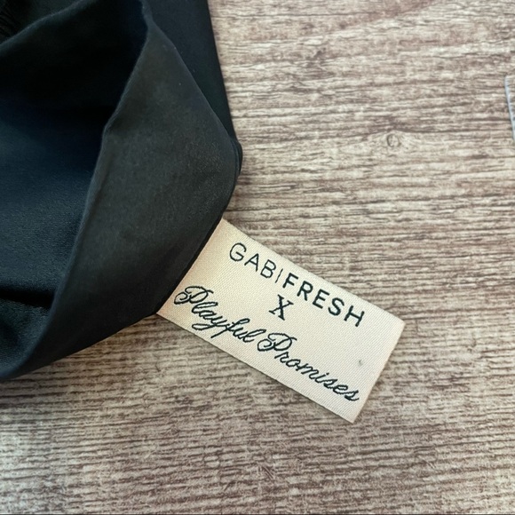 Playful Promises Joanie Satin PJ Kimono and Robe - Picture 3 of 3